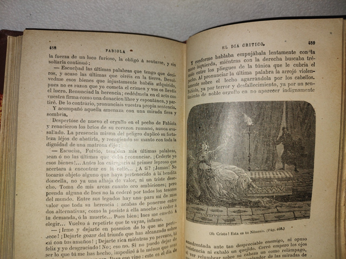 101- Fabiola O La Iglesia De Las Catacumbas - Cardenal Wiseman - Editorial Garnier Hermanos 1900'S