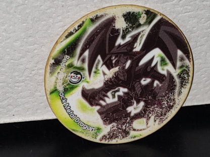 A5- Tazo Sabritas Yu-Gi-Ho!: Classic Tazos, X Años, Red-Eyes Black Metal Dragon, # 63, 1996