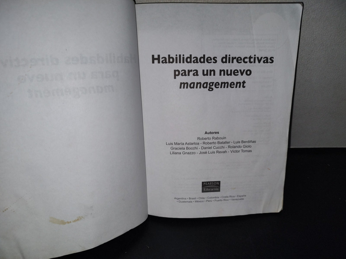 114- Habilidades Directivas Para Un Nuevo Management - Roberto Rabouin - 2008
