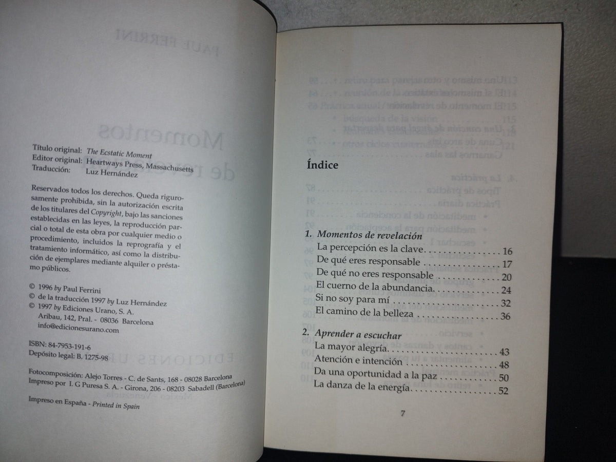 209- Momentos De Revelación. Aceptar La Perfección De La Vida - Paul Ferrini