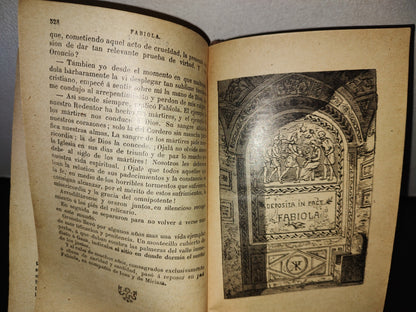 101- Fabiola O La Iglesia De Las Catacumbas - Cardenal Wiseman - Editorial Garnier Hermanos 1900'S