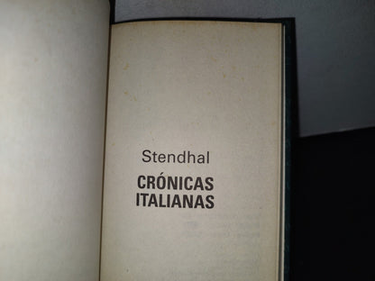84- Crónicas Italianas - Stendhal. Millenium. 100 Joyas Del Milenio - 1998