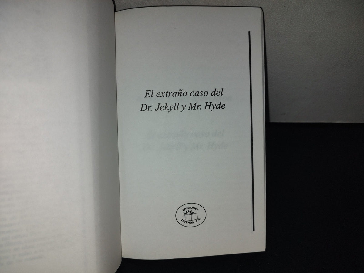 202- El Extraño Caso Del Dr. Jekyll Y Mr. Hyde - Ediciones Leyenda S. A. - 2012