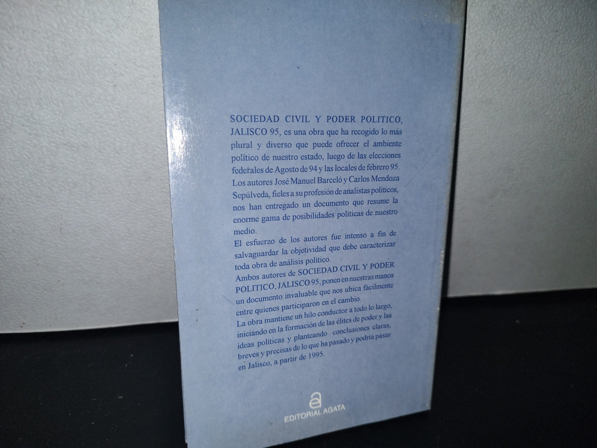 85- Sociedad Civil Y Poder Político - José Manuel Barceló-Carlos Mendoza Sepúlveda