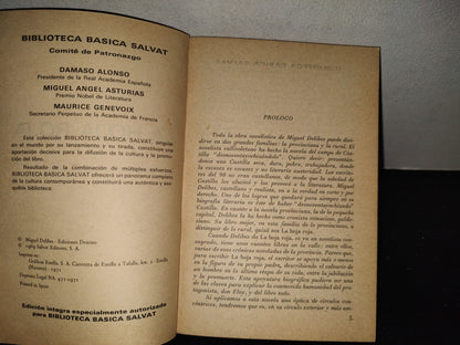 201- La Hoja Roja - Miguel Delibes. Biblioteca Básica Salvat 4 - 1971