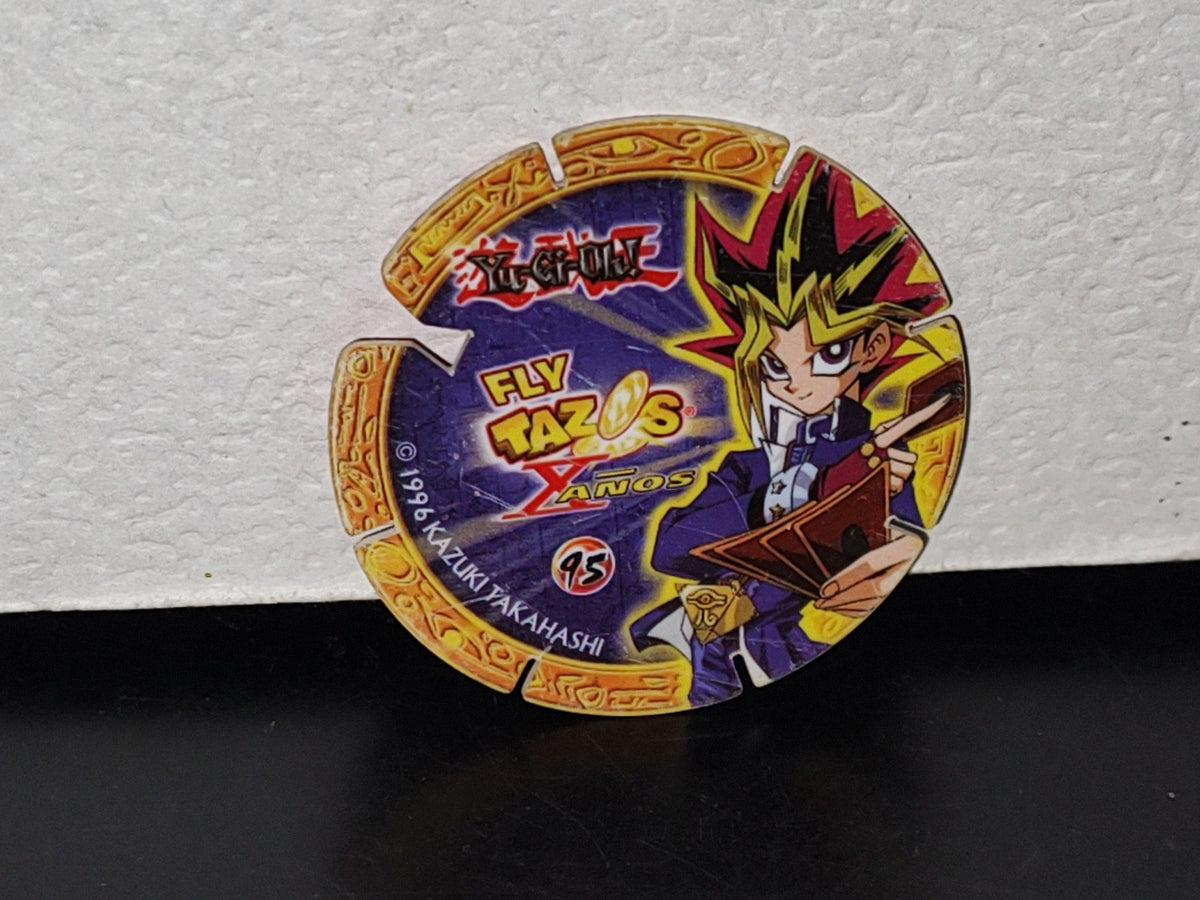 A5- Tazo Sabritas Yu-Gi-Ho!: Fly Tazos, X Años, Black Luster Soldier, # 95, 1996