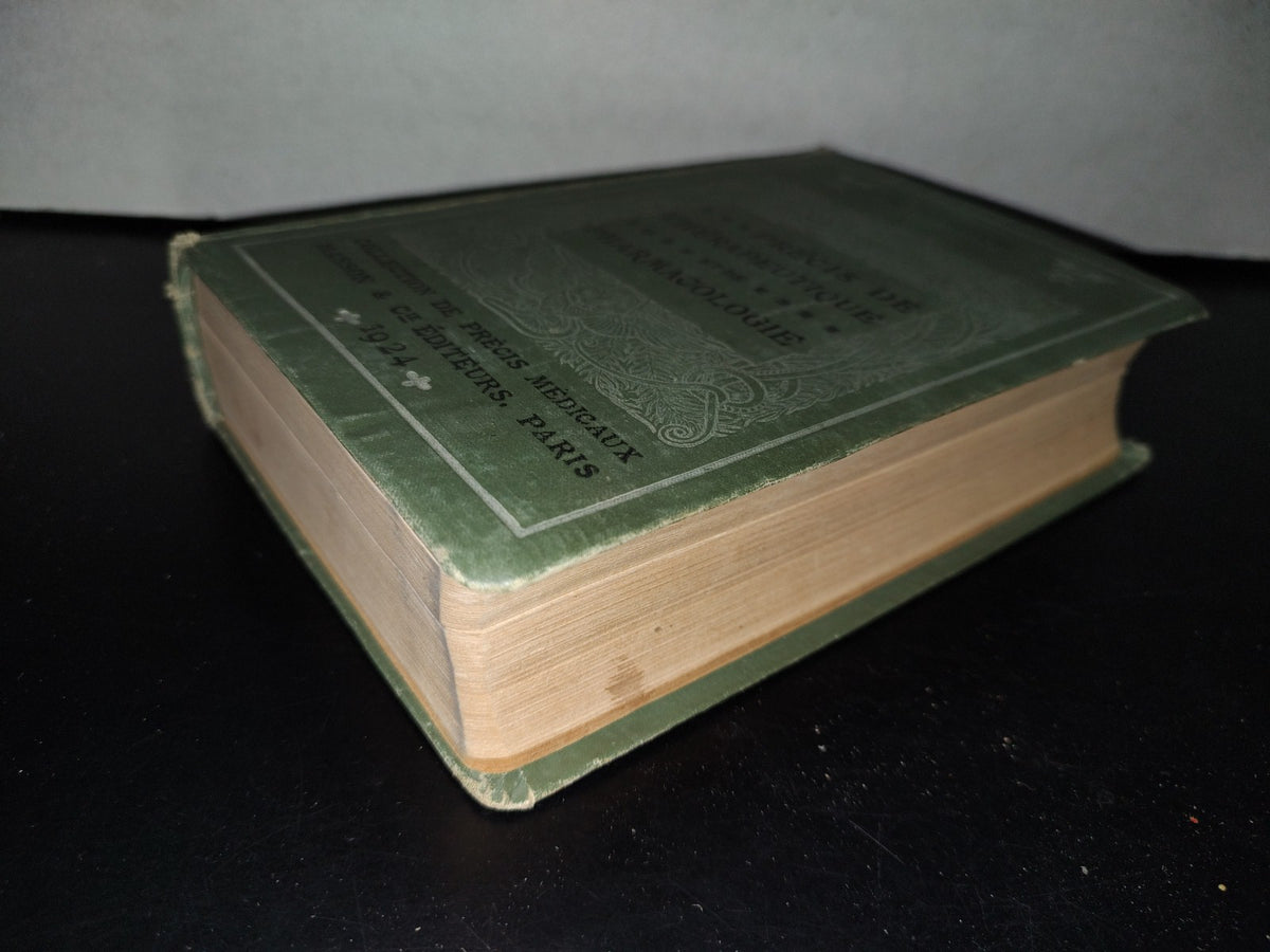 59- Francés. Précis Thérapeutique Et De Pharmacologie - A. Richaud - 1924