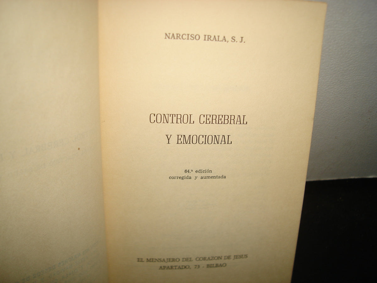 169- Control Cerebral Y Emocional - Narciso Irala, S. J.