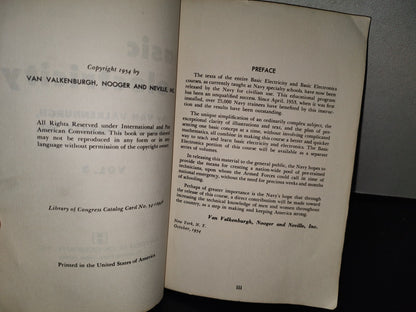 114- Basic Electricity. Vol. 3 - Van Valkenburgh, Nooger & Neville, Inc. - 1954