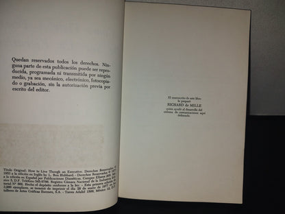 209- Cómo Vivir A Pesar De Ser Un Ejecutivo - L. Ron Hubbard - Publicaciones Dianéticas - 1977