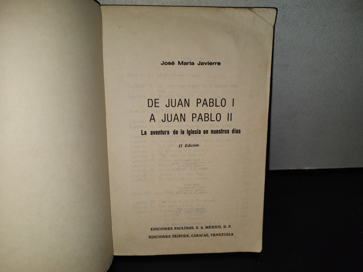 124- De Juan Pablo I A Juan Pablo Ii - José María Javierre