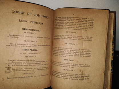 65- Código De Comercio De Los Estados Unidos Mexicanos. Edición Oficial - 1889