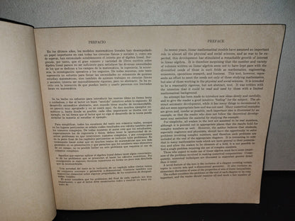 158- Libro Bilingüe: Álgebra Lineal / Linear Algebra - G. Hadley - Fondo Educativo Interamericano