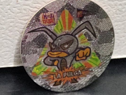 A5- Tazo Sabritas, ¡Mucha Lucha!: La Pulga, Zapatos De Ratas!, Tazos Shiny, # 35, 2005