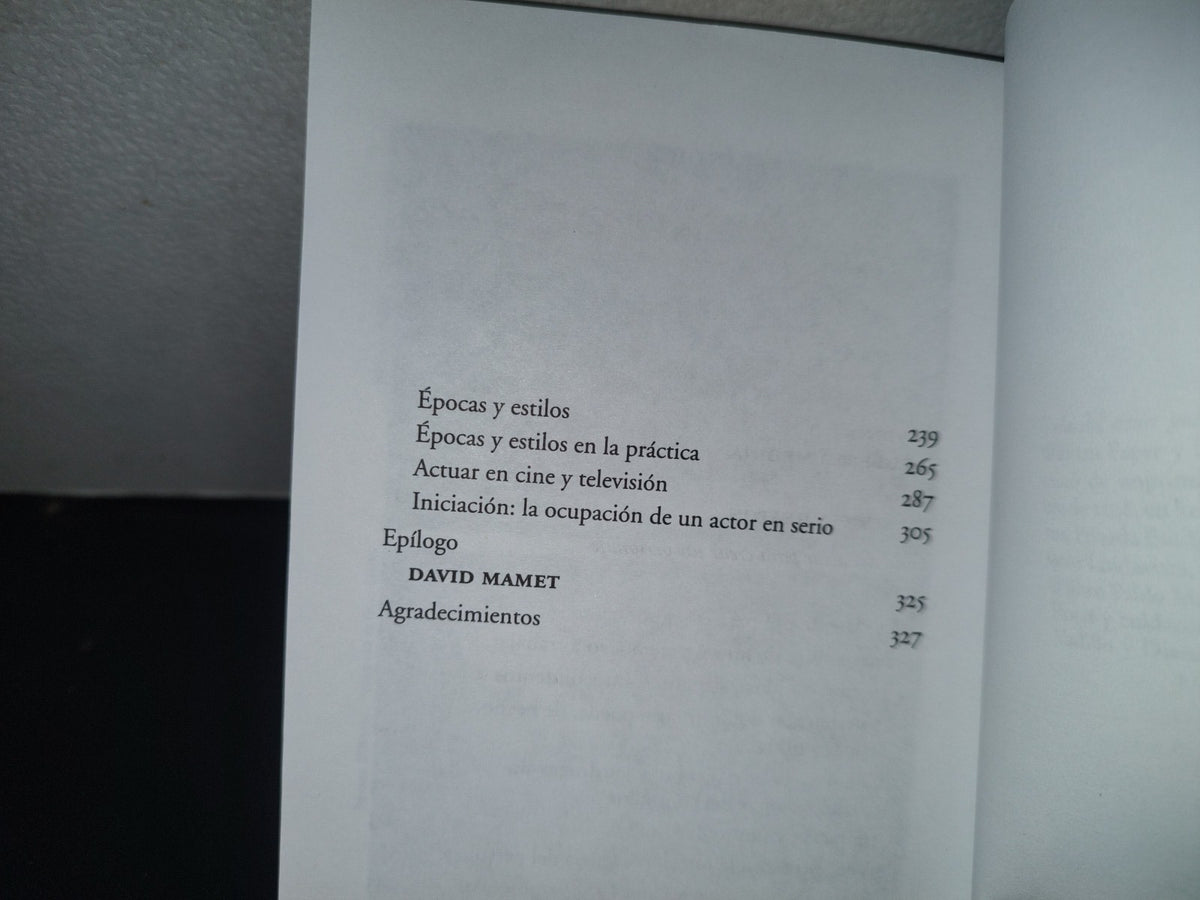 196- Guía Del Actor Para Crear Un Personaje - William Esper Y Damon DiMarco. Ediciones El Milagro