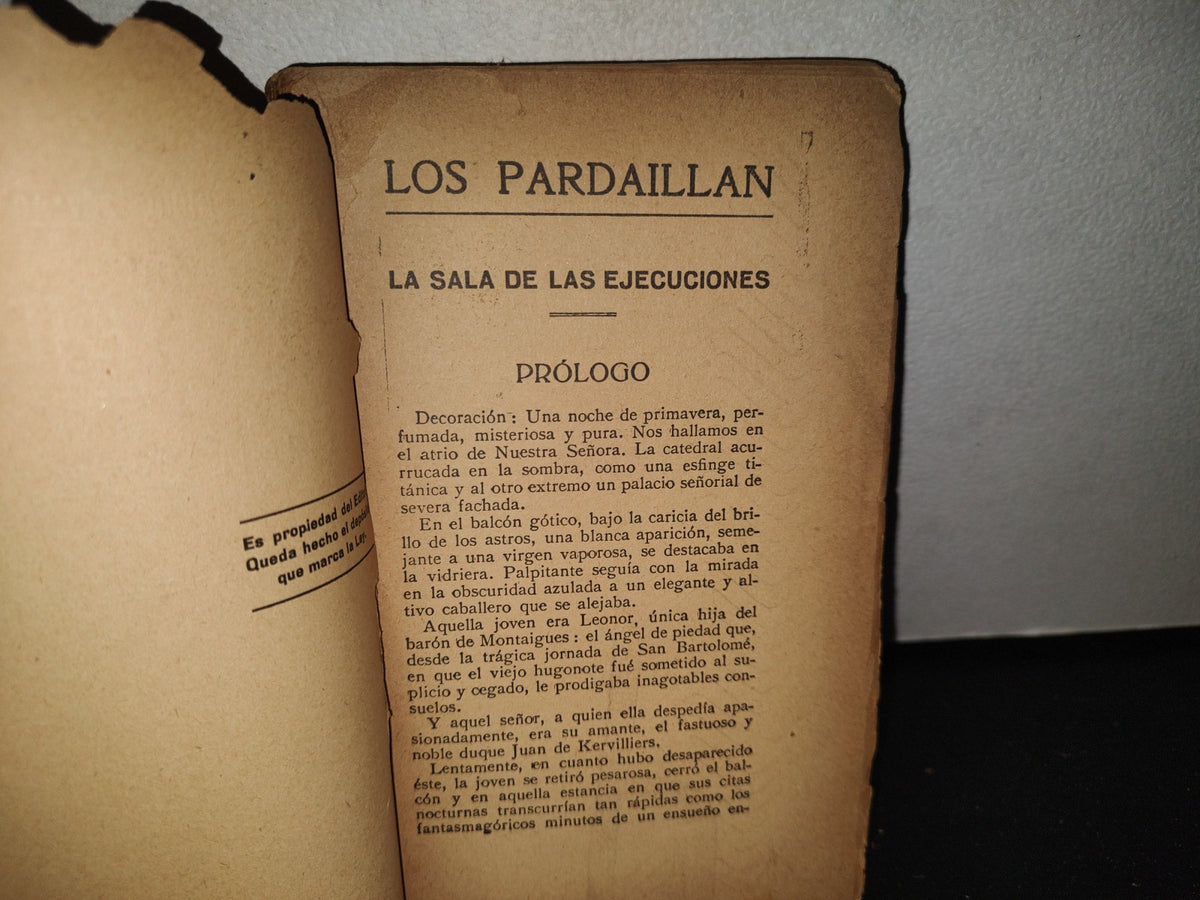 84- Los Pardaillan. La Sala De Las Ejecuciones - Michel Zévaco - Cas Editorial Araluce - 30'S