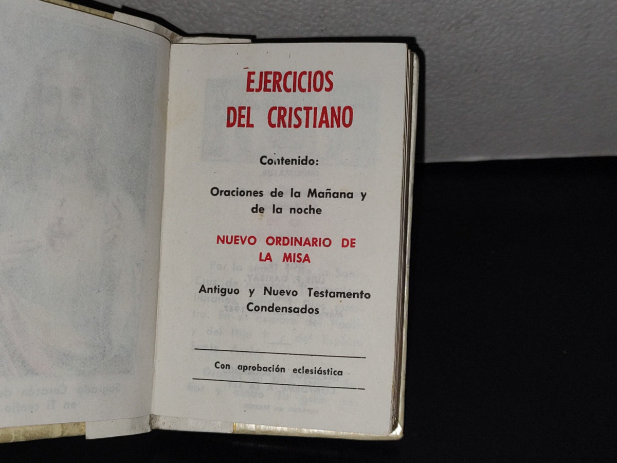 143- Recuerdo De Mi 1A. Comunión. Ejercicios Del Crsitiano - 1947 (Para Niño)
