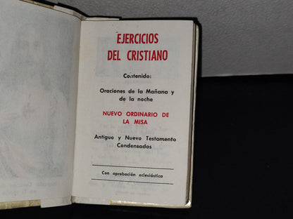 143- Recuerdo De Mi 1A. Comunión. Ejercicios Del Crsitiano - 1947 (Para Niño)