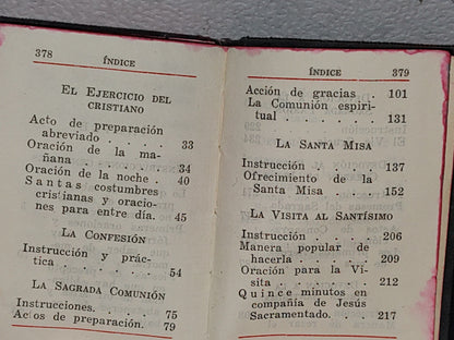 64- Pequeña Guía Del Cristiano. Devocionario De Bolsillo - Editorial Balmes - 1952