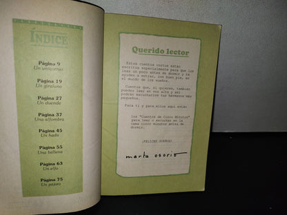 89- Cuentos De Cinco Minutos - Marta Osorio - Anaya / CONACULTA - 1992