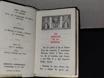 143- Recuerdo De Mi 1A. Comunión. Ejercicios Del Crsitiano - 1947 (Para Niño)