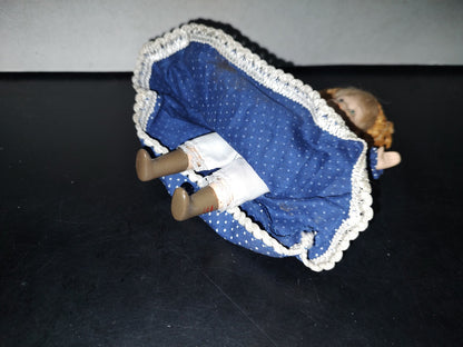 A3- Muñeca De Cerámica Semiarticulada - 70'S - 80'S
