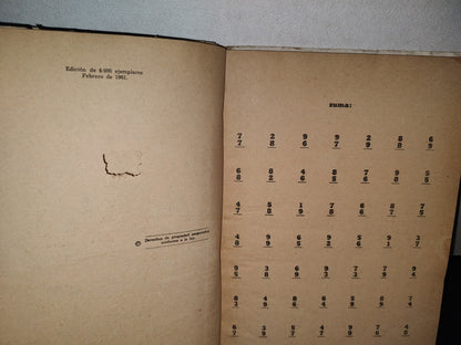 174- Aritmética Infantil. 2. Año - Profa Rosaura Lechuga - 1961