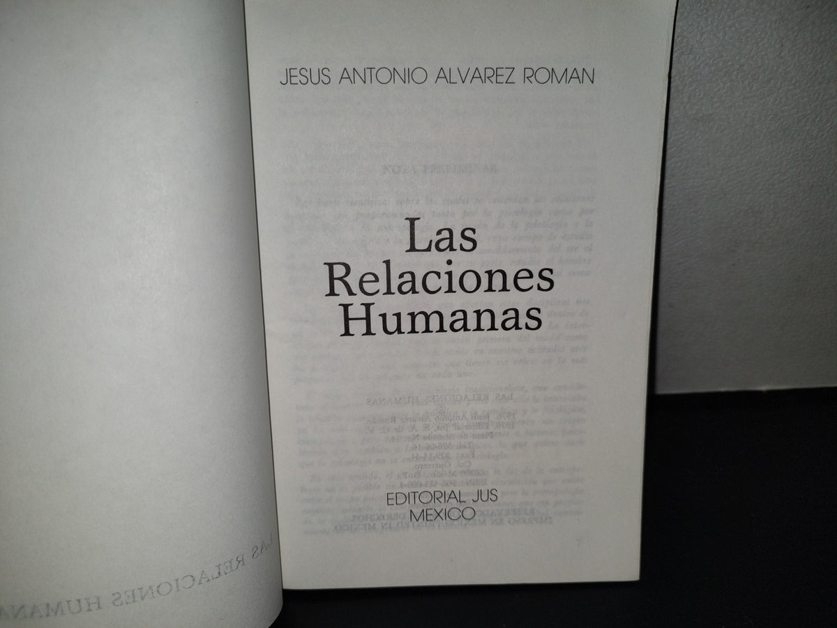 124- Las Relaciones Humanas - Jesús Antonio Álvarez Román