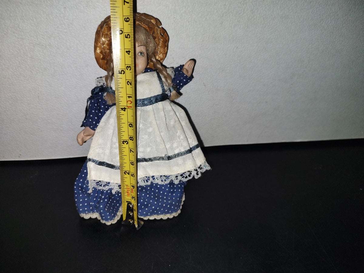 A3- Muñeca De Cerámica Semiarticulada - 70'S - 80'S