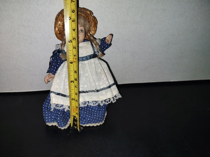 A3- Muñeca De Cerámica Semiarticulada - 70'S - 80'S