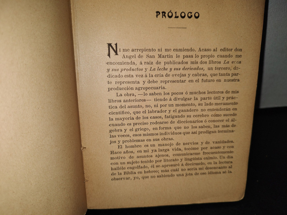 59- Ovejas Y Cabras - M. Escandón - Madrid, Ángel De San Martín, Librero Editor - 1900'S