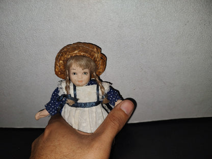 A3- Muñeca De Cerámica Semiarticulada - 70'S - 80'S