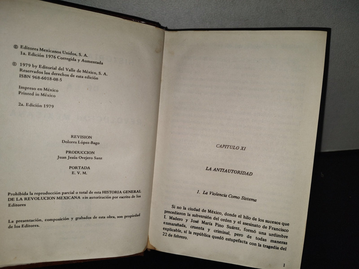 202- Historia General De La Revolución Mexicana. Tomo II - José C. Valadés - 1979