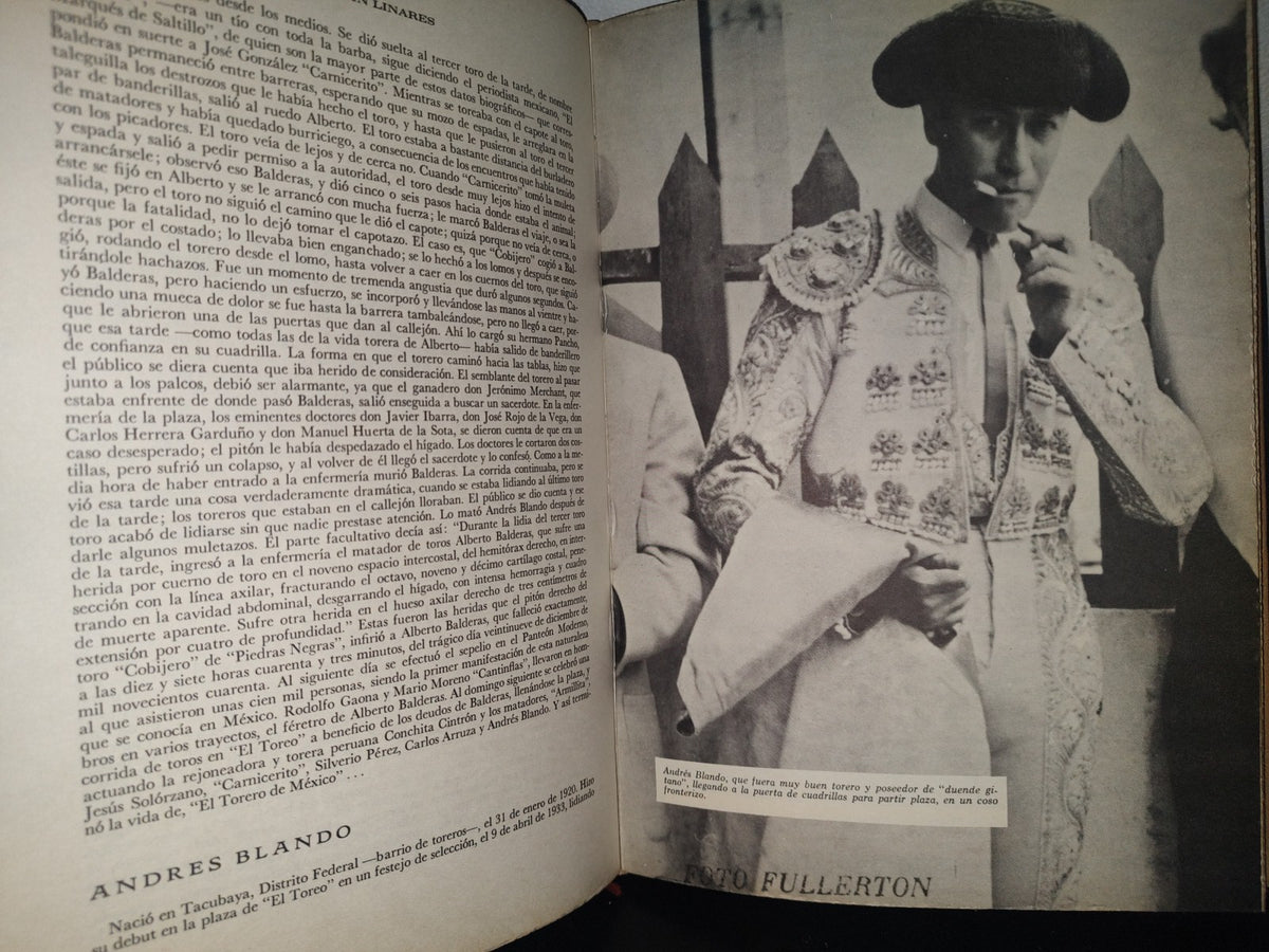 128- Los Toros En España Y México - Agustín Linares - Primera Edición Octubre 1968