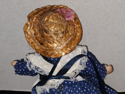 A3- Muñeca De Cerámica Semiarticulada - 70'S - 80'S