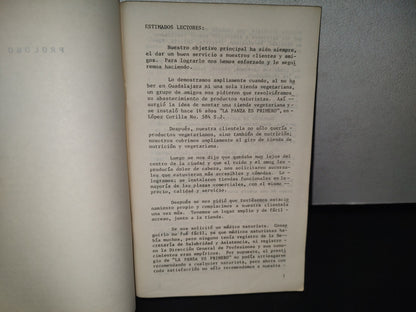 84- Guía De Nutrición Y Vegetariana De Don José Cahuenga - 1984