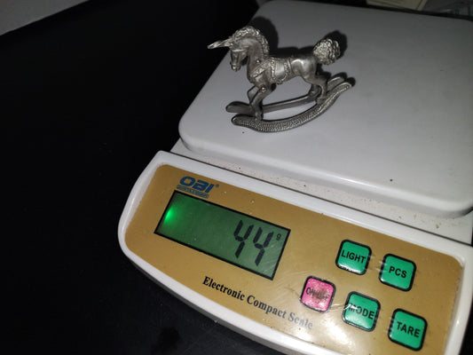 A3- Unicornio Mecedora Vintage De Peltre: Unicorn Swing. Spoontiques 1982 Pewter 529