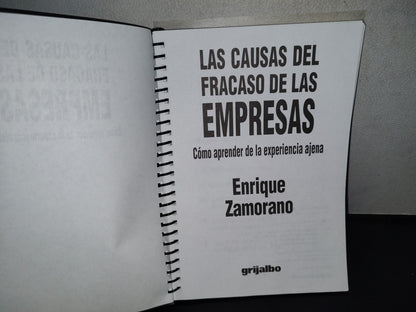 143- Las Causas Del Fracaso De Las Empresas - Enrique Zamora
