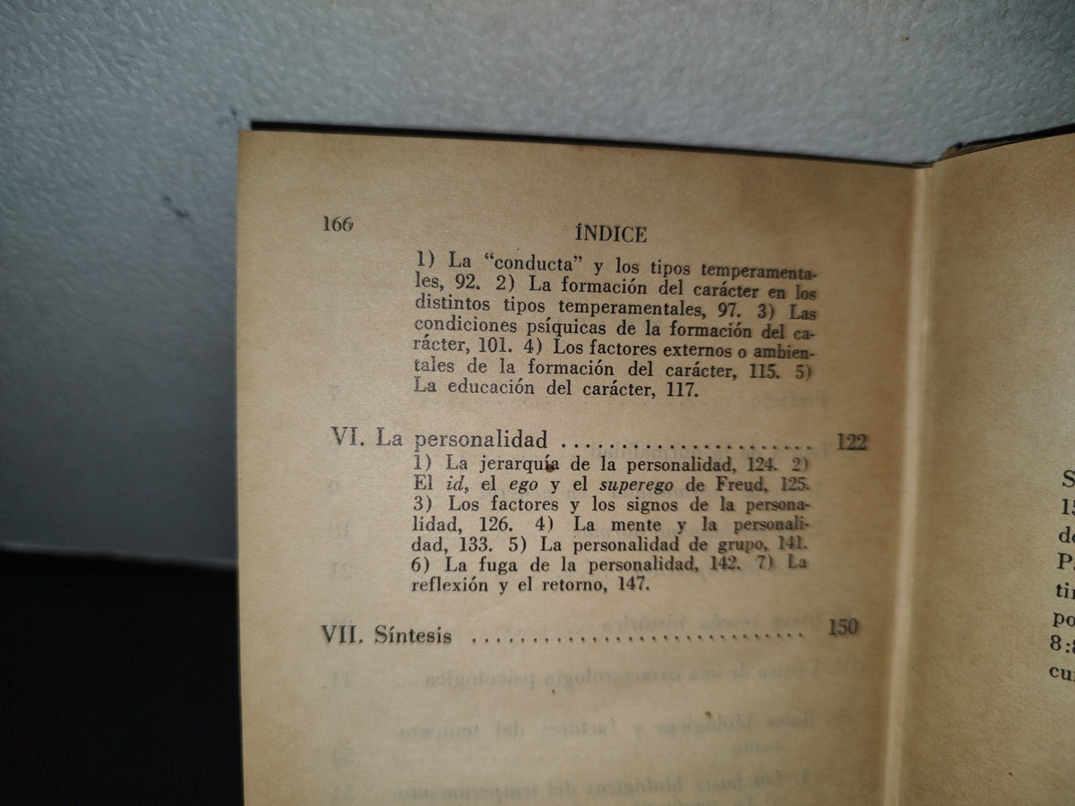 92- Temperamento, Carácter Y Personalidad - Gustavo Pittaluga - Fondo De Cultura Económica, Breviarios, Primera Edición 1954