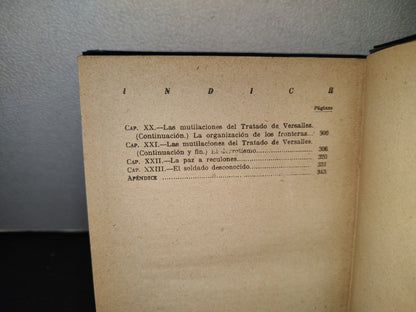 64- Grandezas Y Miserias De Una Victoria - Georges Clemenceau - Versión Española Por Ignacio López Valencia - M. Aguilar Editor, Marid, 1930