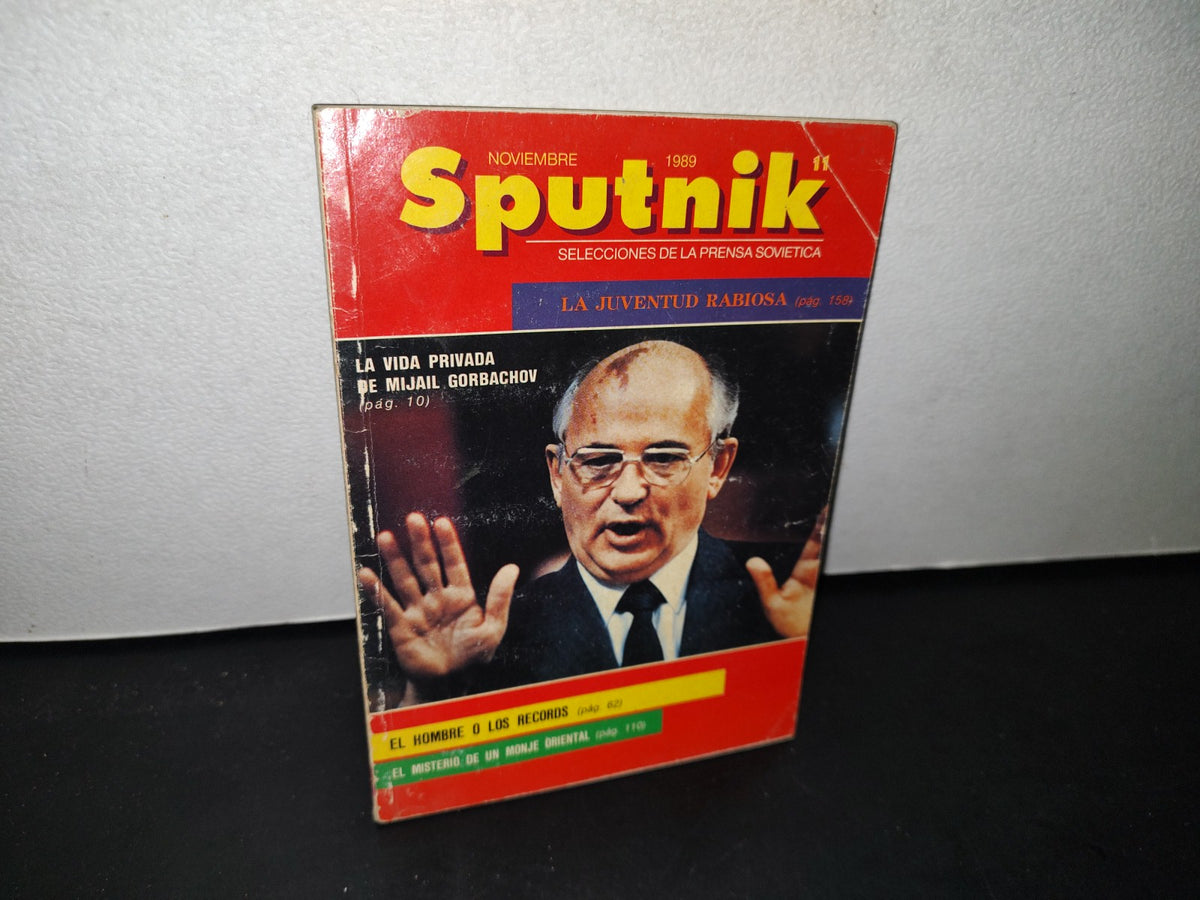 75- Sputnik. Selecciones De La Prensa Soviética. No. 11 - Noviembre 1989