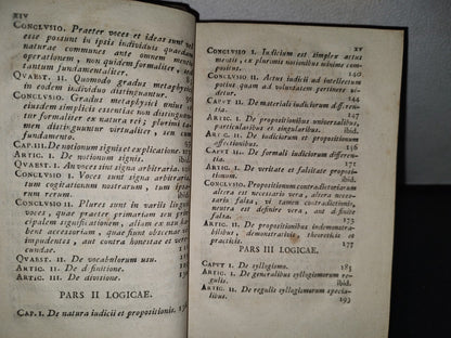 60- Latín. Institutiones Philosophicae. Auctore Francisco Jacquier. - 1821