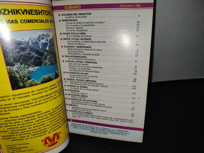 75- Sputnik. Selecciones De La Prensa Soviética. No. 11 - Noviembre 1989