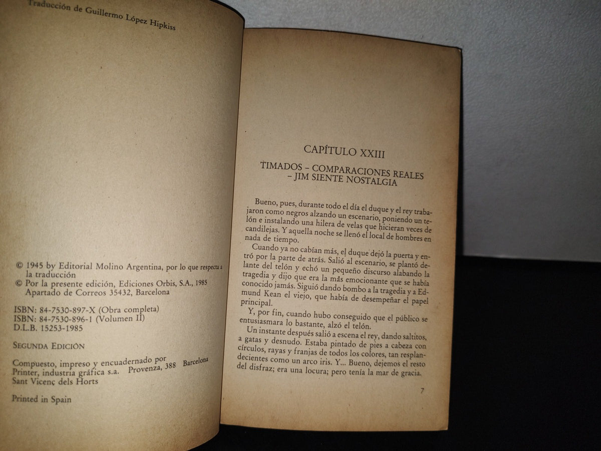 80- Las Aventuras De Huckleberry Finn Ii - Mark Twain - Ediciones Orbis S. A. 1985
