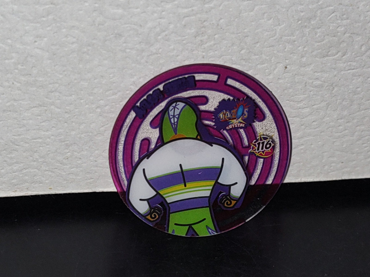 A5- Tazo Sabritas ¡Mucha Lucha!: Tazos Crystal, Buen Papá, # 116, 2005