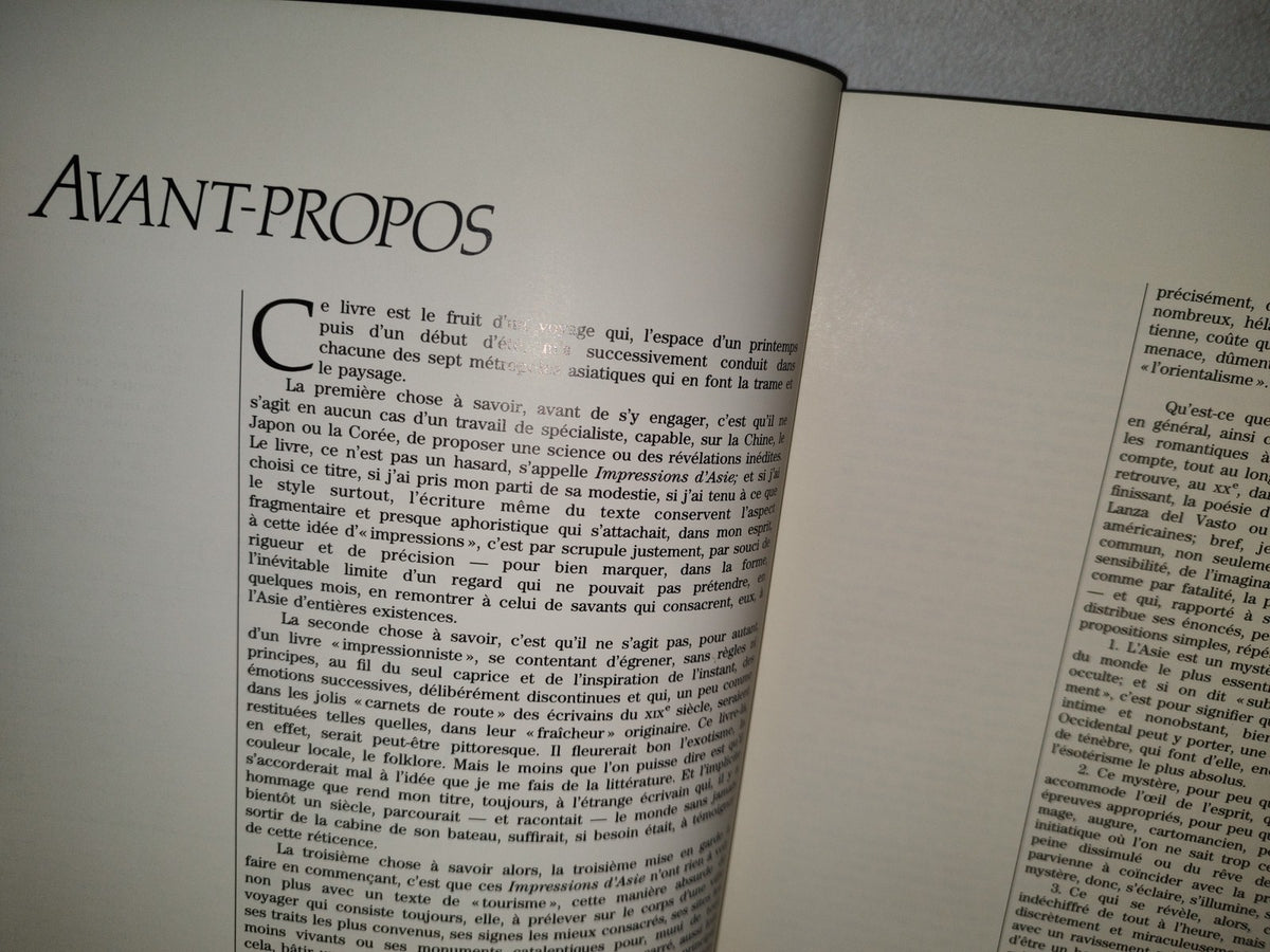 57- Francés. Bernard-Henri Lévy. Impressions D'Asie - 1985 Sté Nile Des Éditions Du Chêne, Paris.