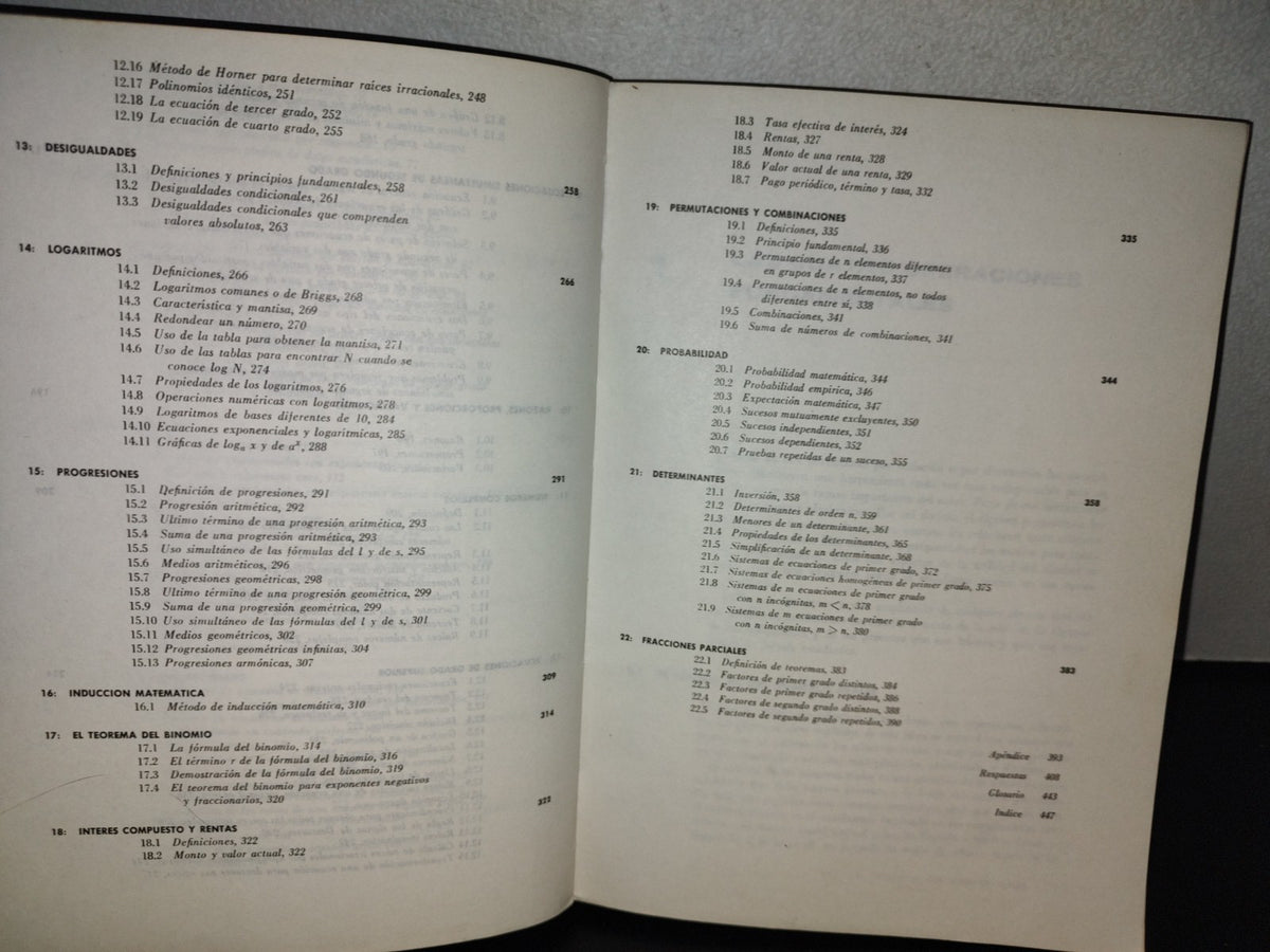 158- Álgebra - Paul K. Rees, Fred W. Sparks - Editorial Reverté Mexicana, S. A. 1970
