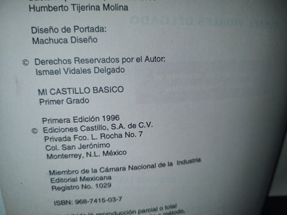 74- Mi Castillo Básico 1. Español, Matemáticas, Conocimiento Del Medio - Ismael Vidales Delgado 1996