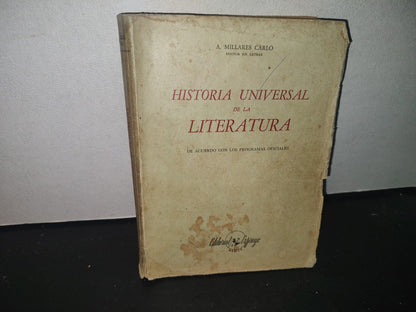 34- Historia Universal De La Literatura - A. Millares Carlo