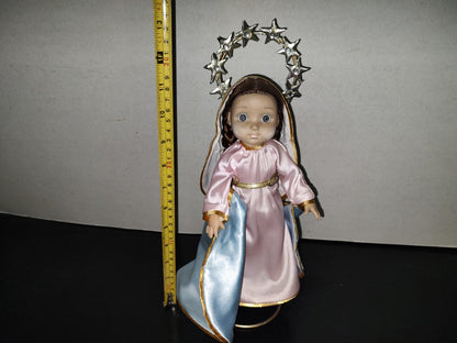 A6- Muñeca Con Representación De La Virgen María